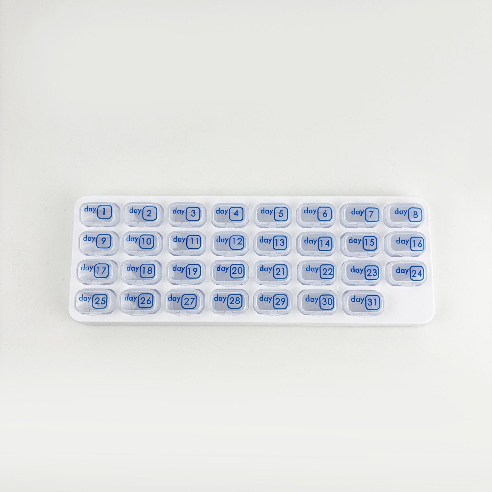 💊31 Days Pill Box-Monthly Pill Organizer-Arthritis-Friendly Easy-Open Lids