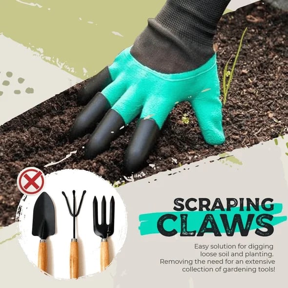 🎁The Father's Day gift he'll actually use!🔥-Gardening Claw Protective Gloves