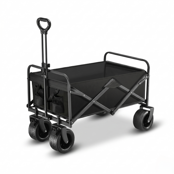 Outdoor foldable camping vehicle