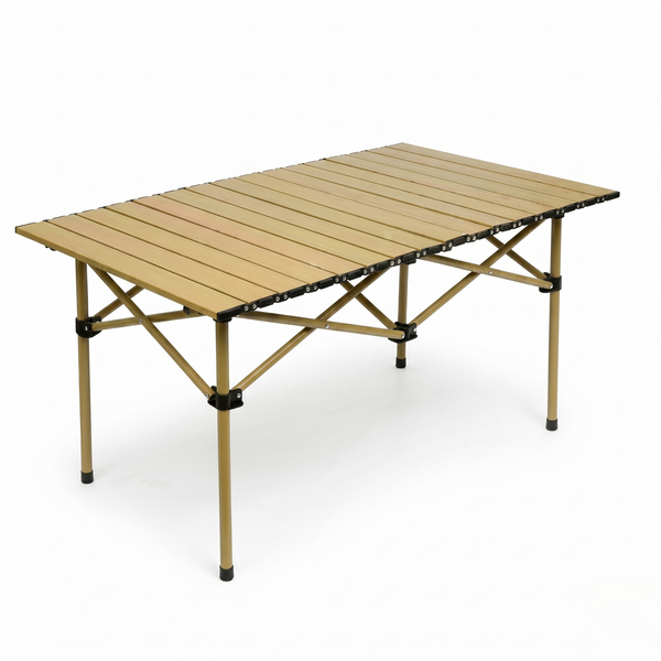 Portable outdoor folding table