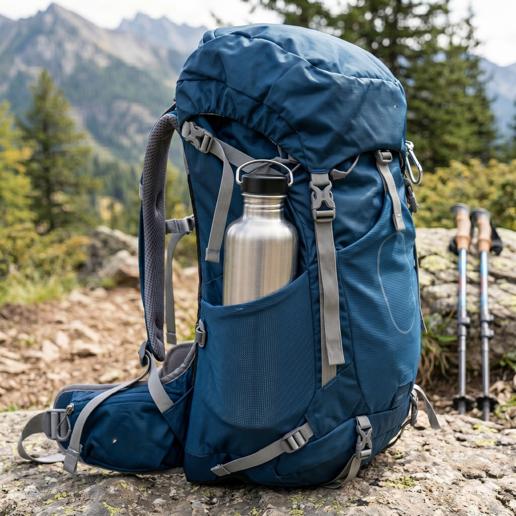 Outdoor portable water bottle with large capacity