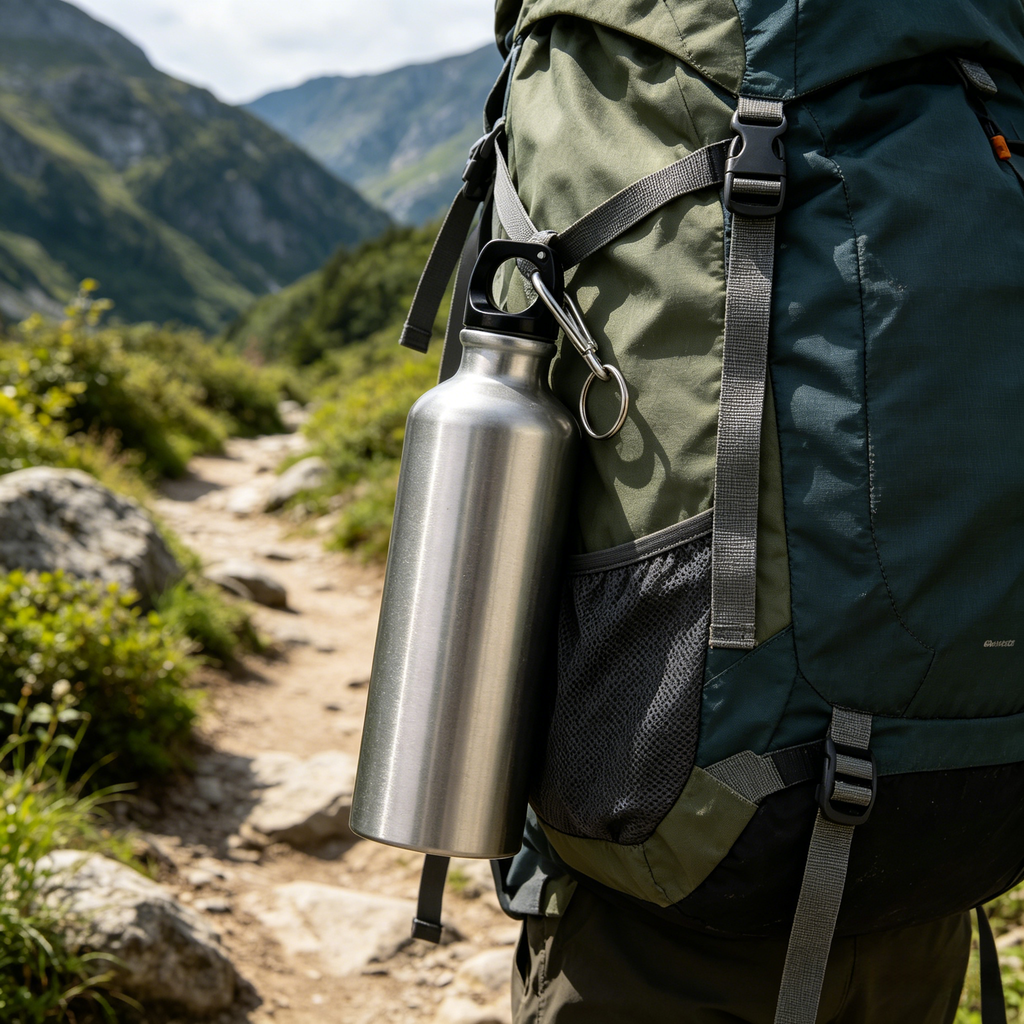 Outdoor portable water bottle with large capacity