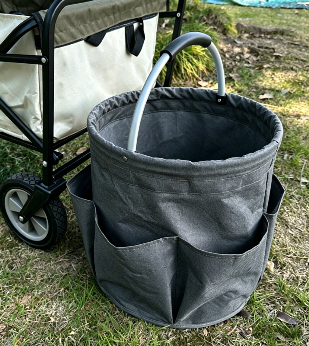 Foldable hand cash storage bag